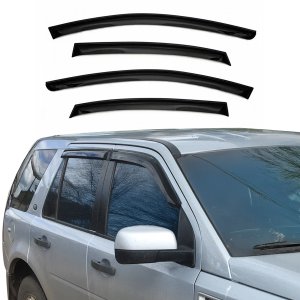 Subaru XV Crosstrek Wind Deflector - Omac - Acrylic 4 Pcs - Black - '13-'15 Subaru XV Crosstrek Wind Deflector - Omac - Acrylic 4 Pcs - Black - '13-'15